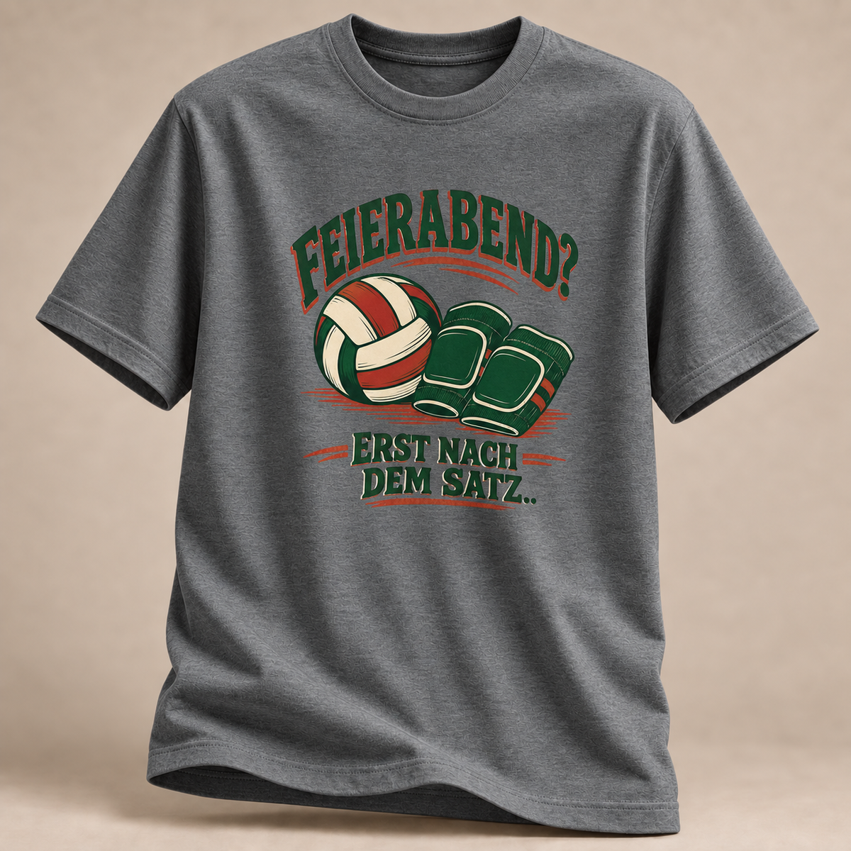 Feierabend Satz Volleyball T-Shirt