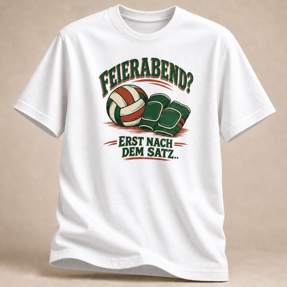 Feierabend Satz Volleyball T-Shirt