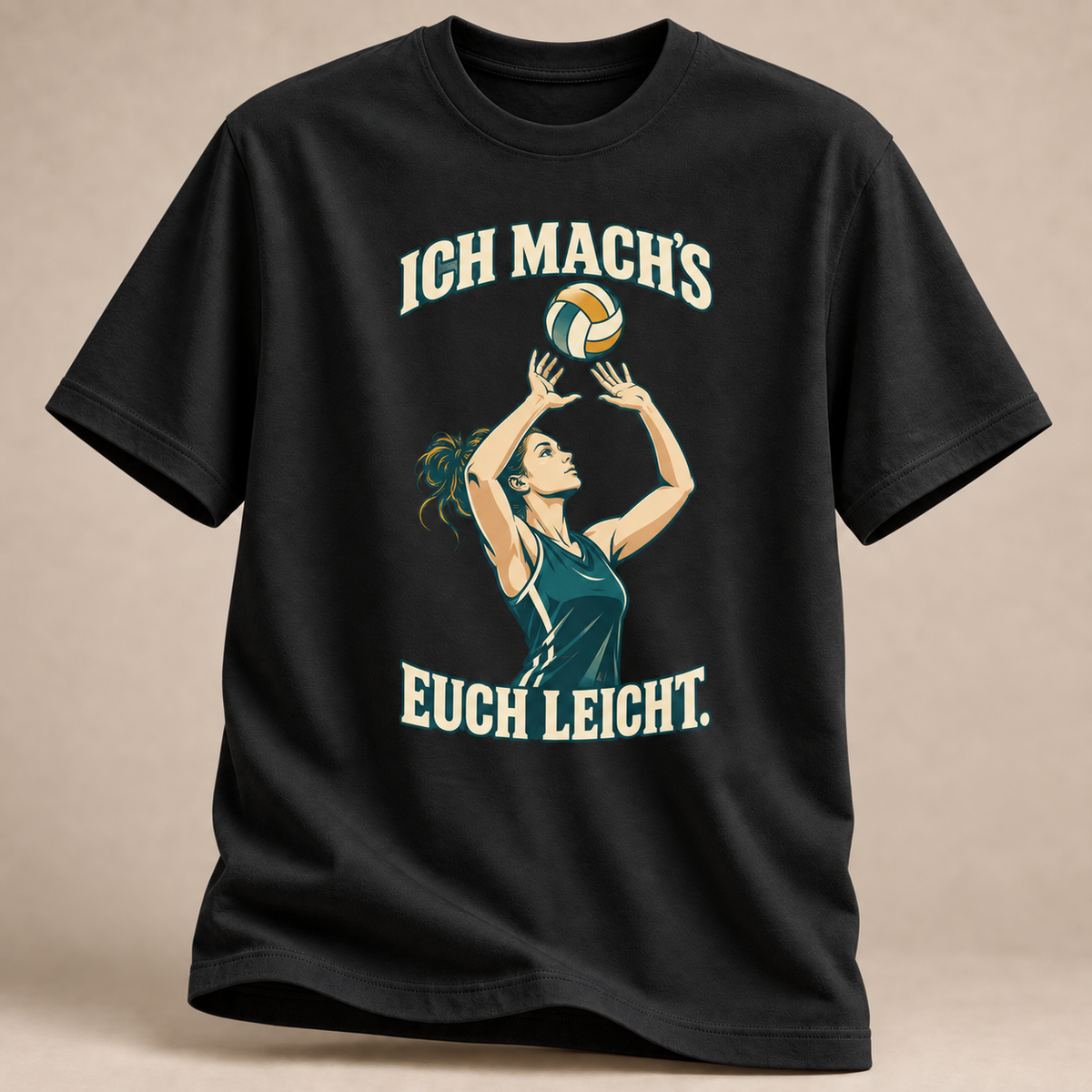 Zuspiel Ich mach’s Volleyball T-Shirt