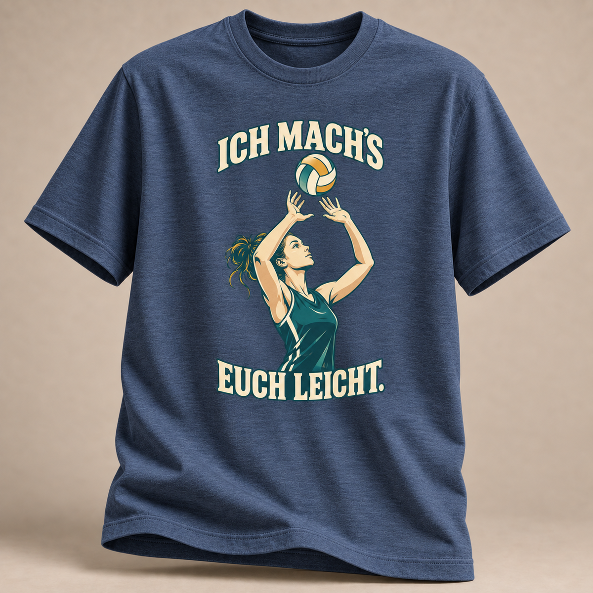 Zuspiel Ich mach’s Volleyball T-Shirt
