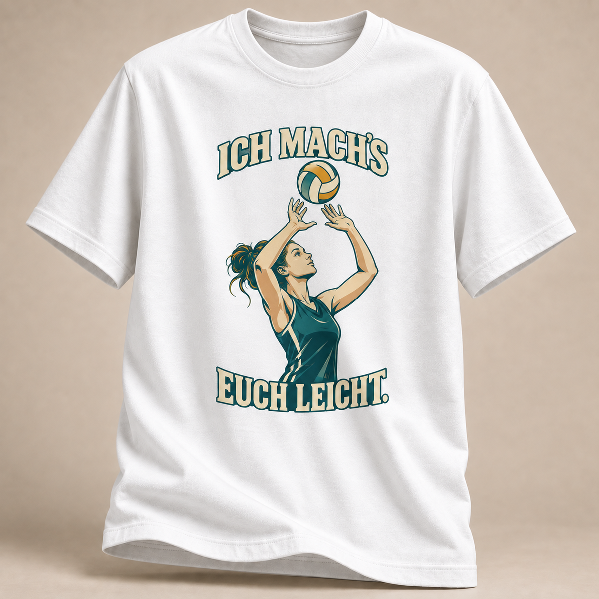 Zuspiel Ich mach’s Volleyball T-Shirt