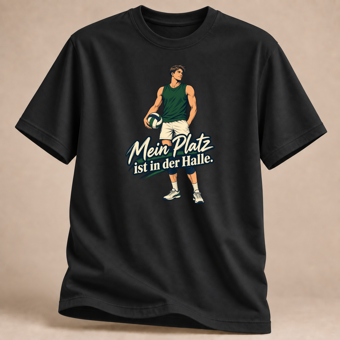 RÜCKRAUM – Hinter der Linie T-Shirt – Schwarz