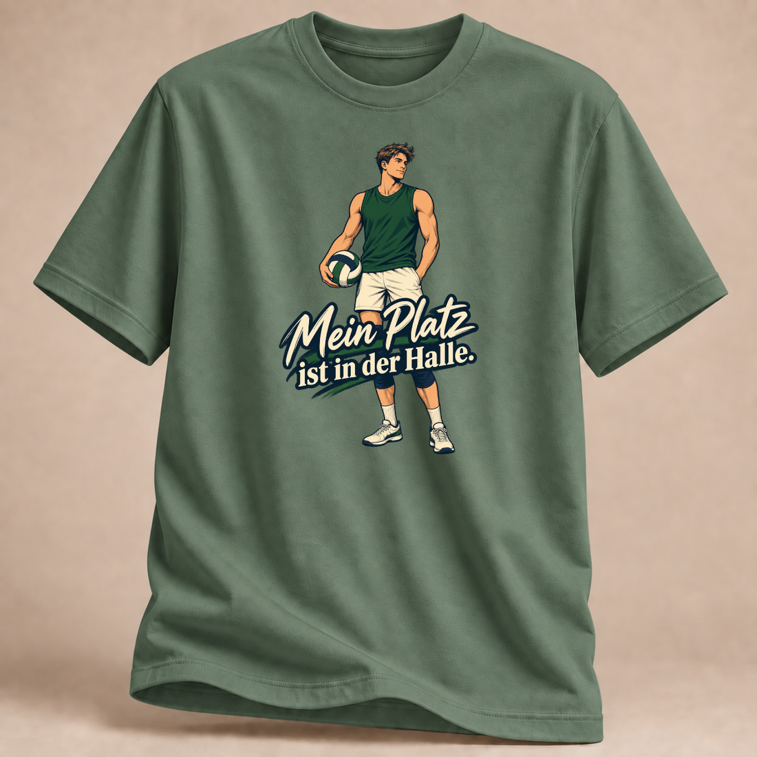 RÜCKRAUM – Hinter der Linie T-Shirt – Militärgrün