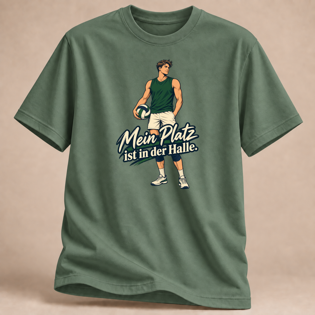 RÜCKRAUM – Hinter der Linie T-Shirt – Militärgrün
