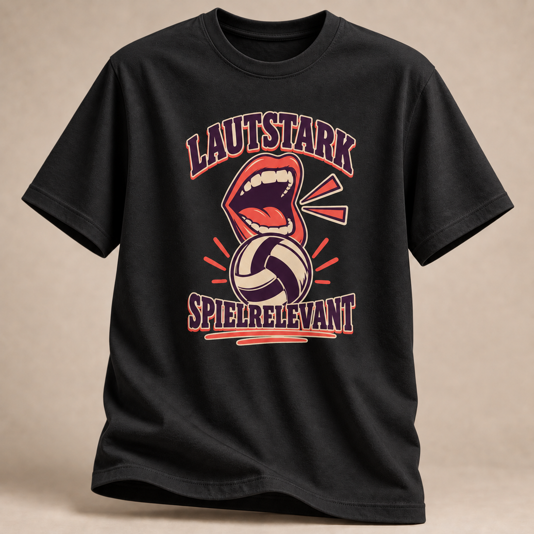 Lautstark Spielrelevant Volleyball T-Shirt
