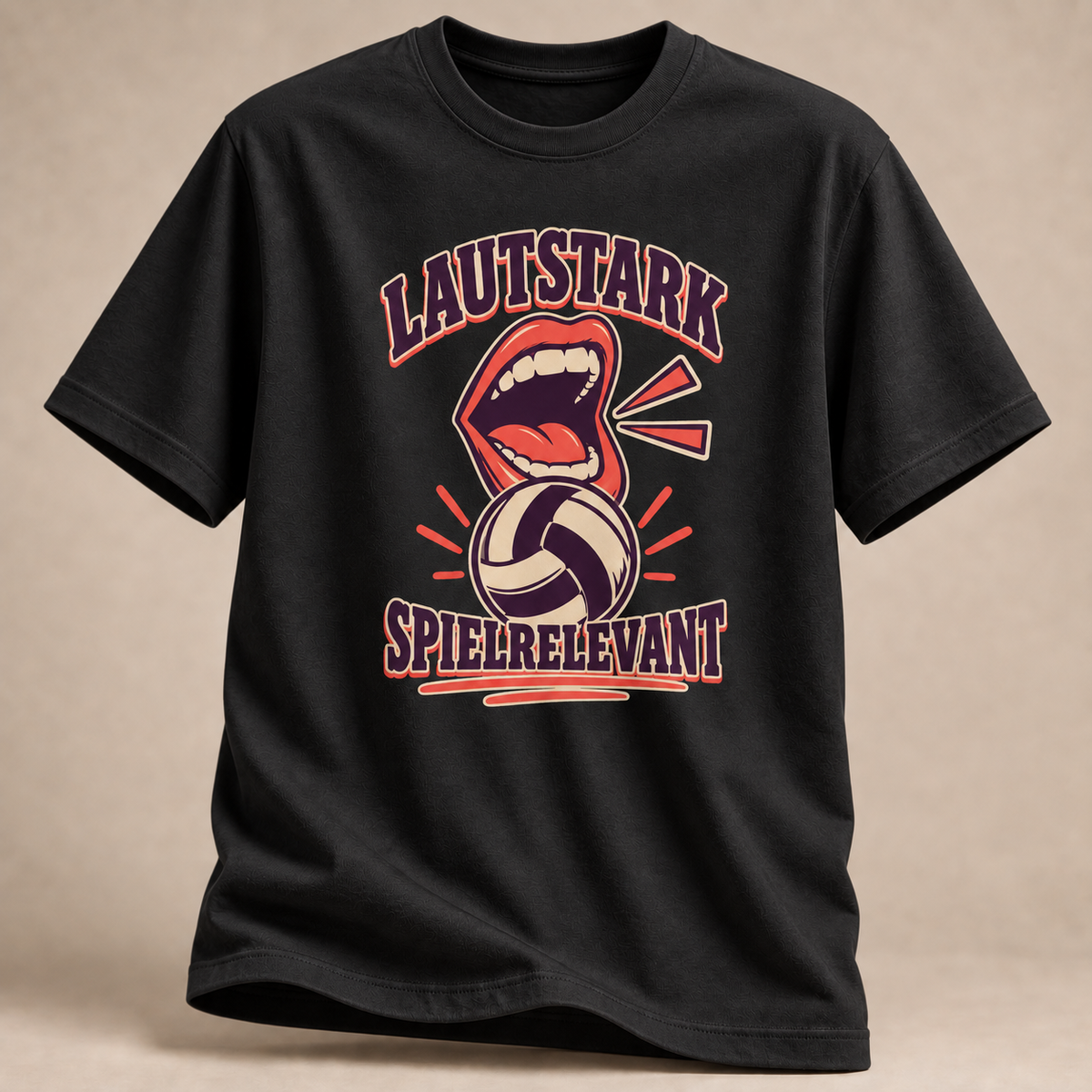 Lautstark Spielrelevant Volleyball T-Shirt