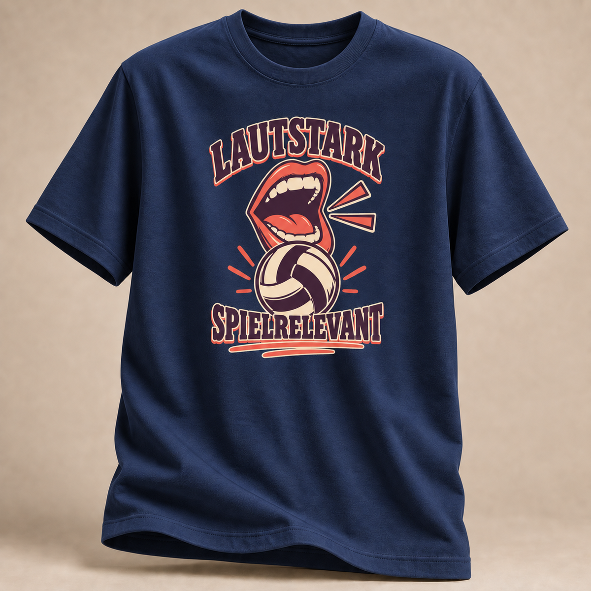 Lautstark Spielrelevant Volleyball T-Shirt