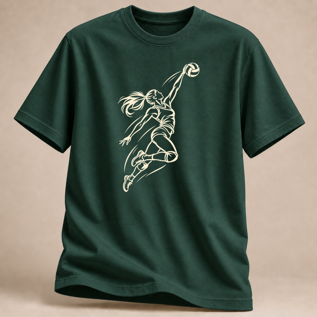 RÜCKRAUM – Volleyball Flow T-Shirt – Waldgrün