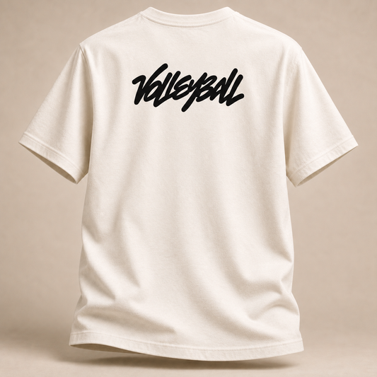 Volleyball Backprint T-Shirt