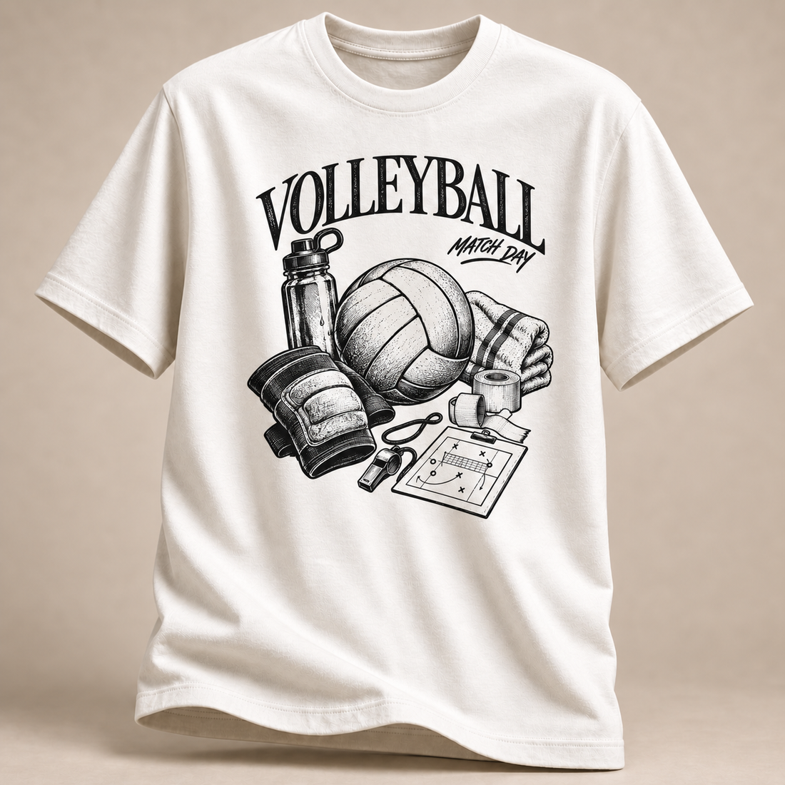 Volleyball Match Day T-Shirt