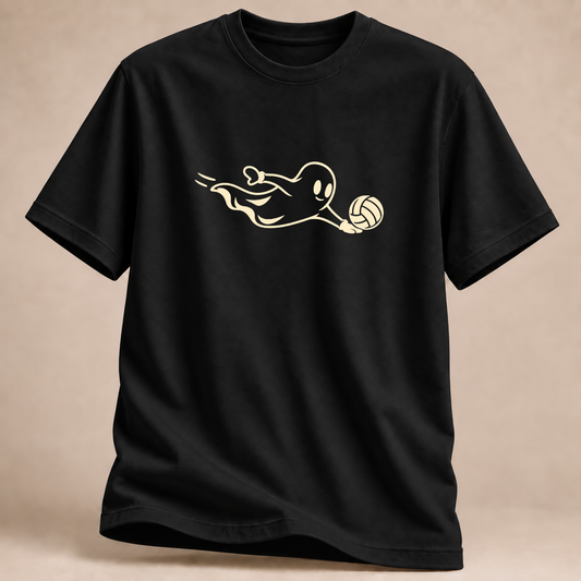 RÜCKRAUM – Geisterlibero Volleyball T-Shirt – Schwarz