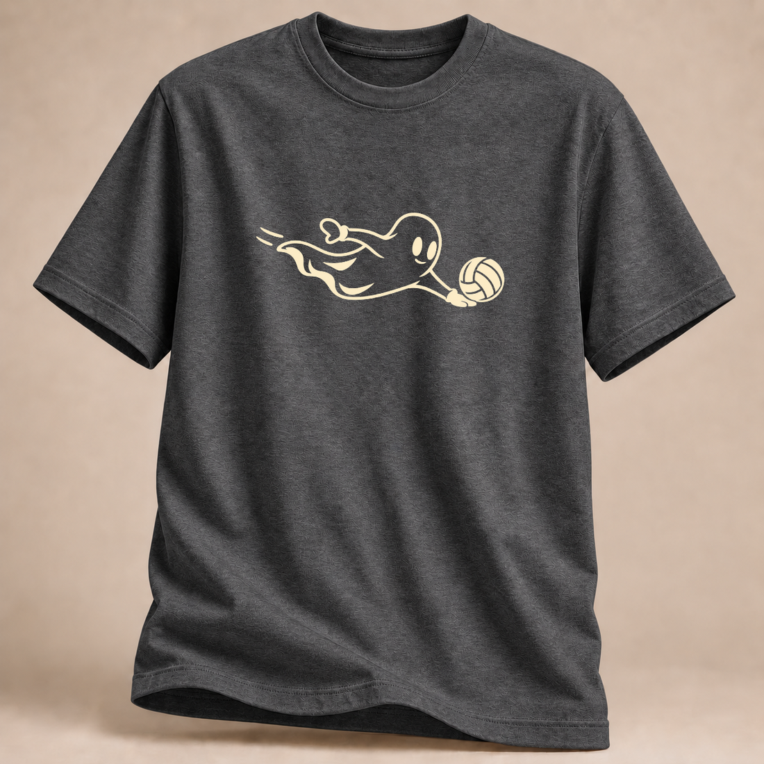 RÜCKRAUM – Geisterlibero Volleyball T-Shirt – Graphit meliert
