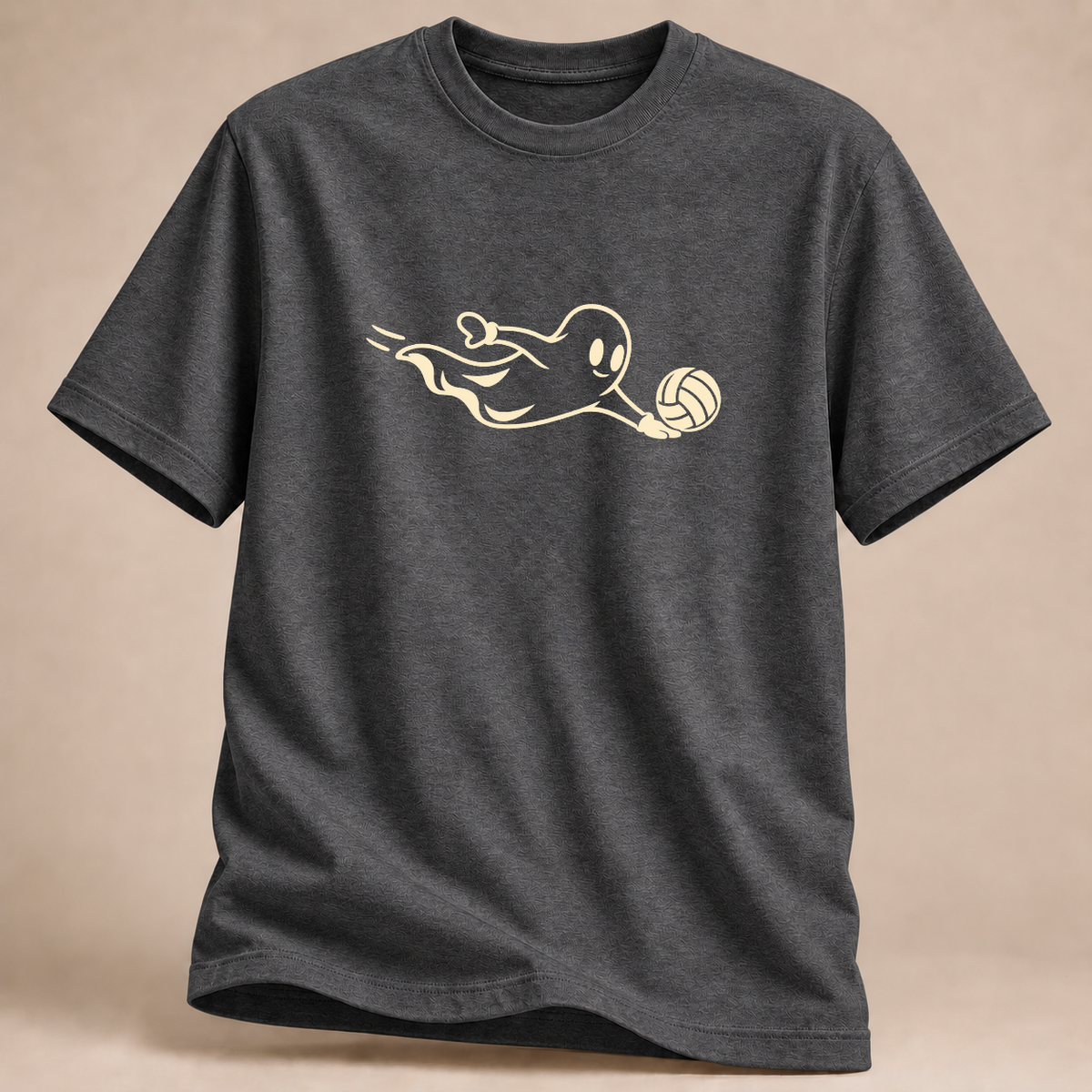 RÜCKRAUM – Geisterlibero Volleyball T-Shirt – Graphit meliert