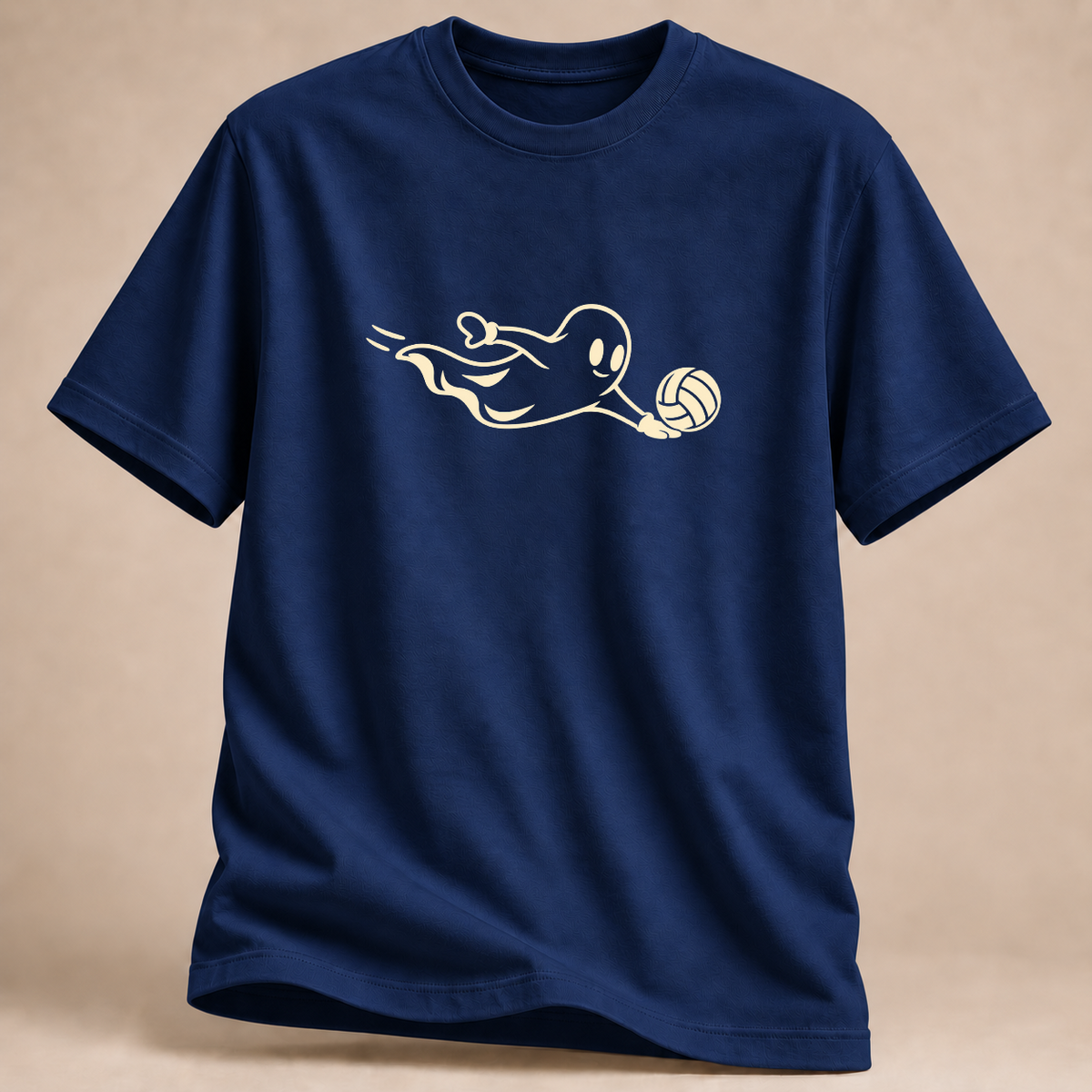 RÜCKRAUM – Geisterlibero Volleyball T-Shirt – Marineblau
