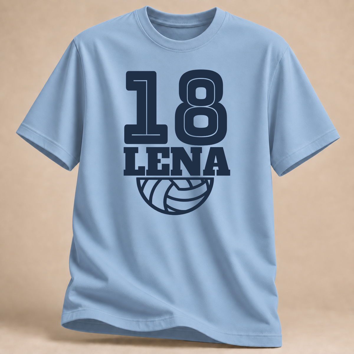 RÜCKRAUM – Lena 18 Volleyball T-Shirt – Hellblau
