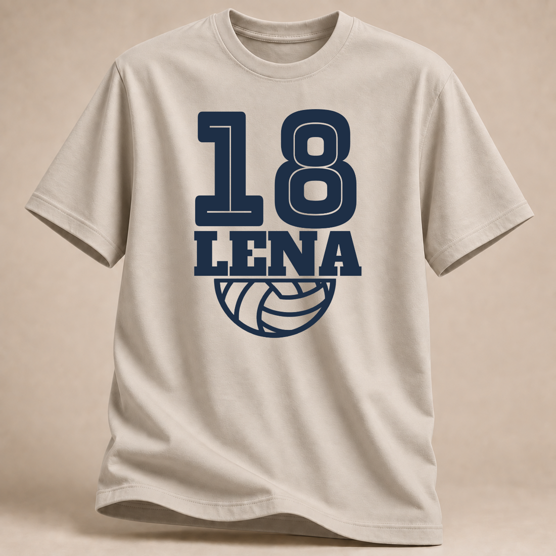 RÜCKRAUM – Lena 18 Volleyball T-Shirt – Sand