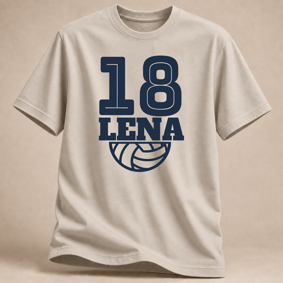 RÜCKRAUM – Lena 18 Volleyball T-Shirt – Sand
