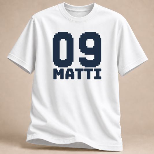 RÜCKRAUM – Matti 09 Volleyball T-Shirt – Weiß
