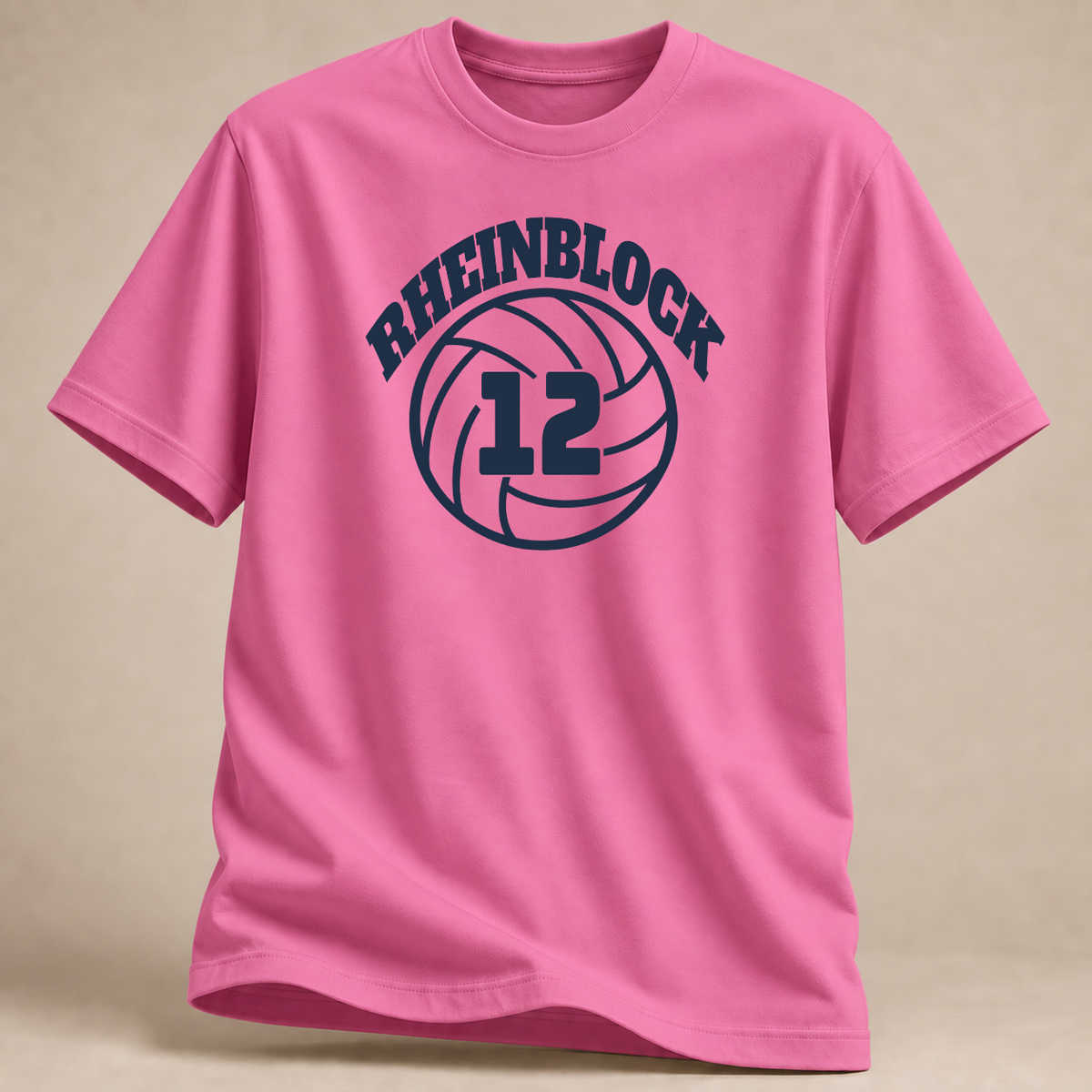 RÜCKRAUM – Rheinblock Team T-Shirt – Rosa
