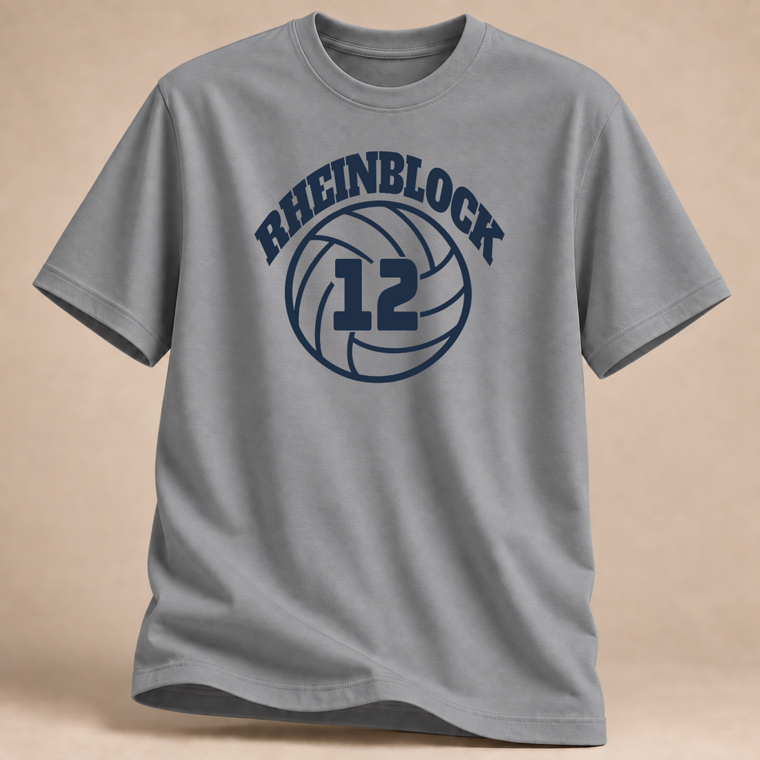 RÜCKRAUM – Rheinblock Team T-Shirt – Sportgrau
