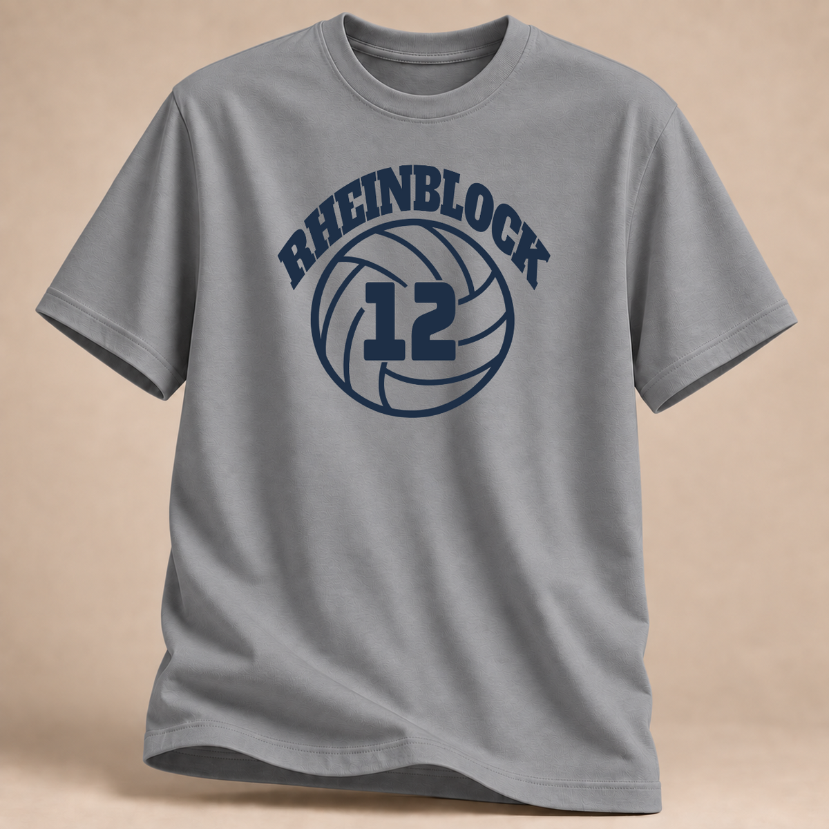 RÜCKRAUM – Rheinblock Team T-Shirt – Sportgrau