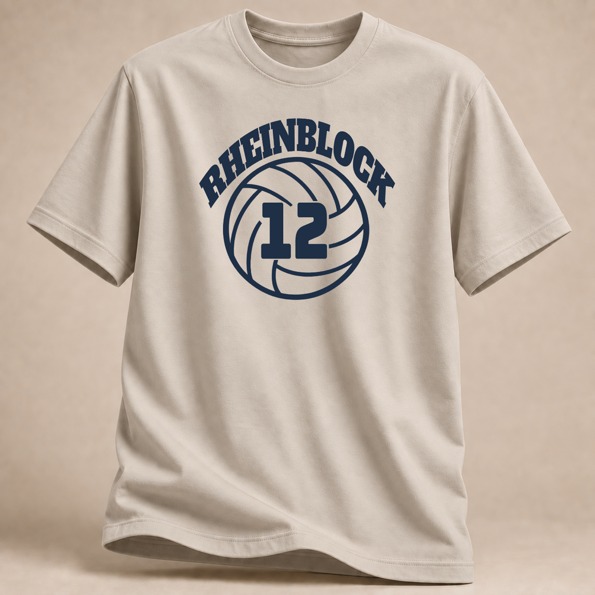 RÜCKRAUM – Rheinblock Team T-Shirt – Sand