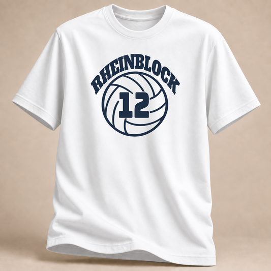 RÜCKRAUM – Rheinblock Team T-Shirt – Weiß