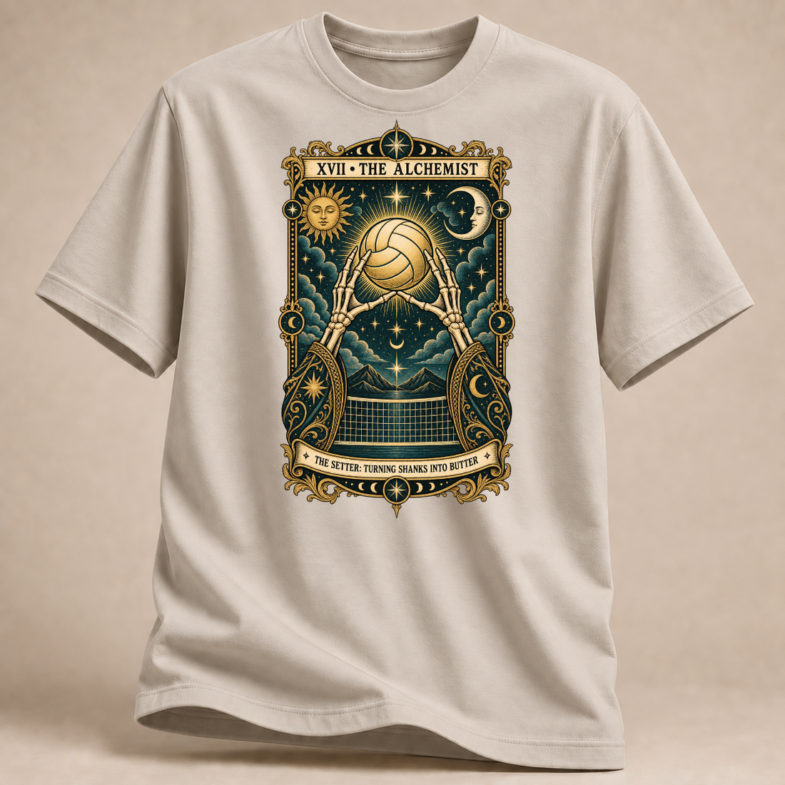 RÜCKRAUM – Der Zuspiel-Alchemist T-Shirt – Sand
