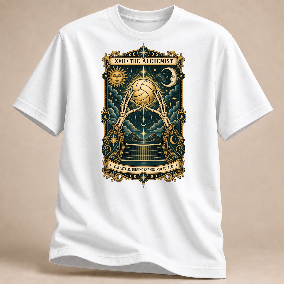 RÜCKRAUM – Der Zuspiel-Alchemist T-Shirt – Weiß