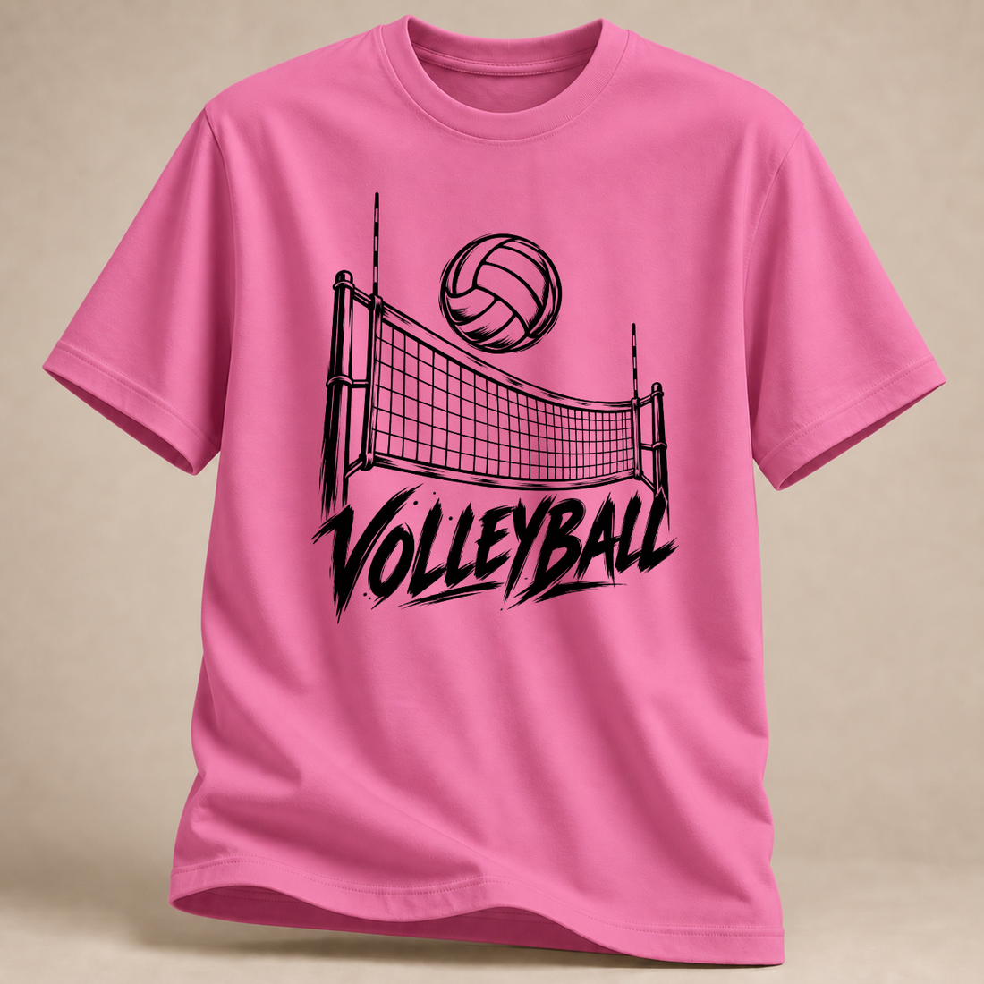 RÜCKRAUM – Volleyball Netz und Ball T-Shirt – Azalee