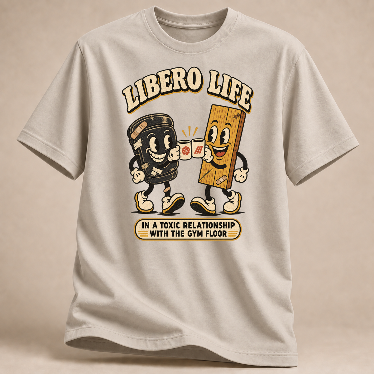 RÜCKRAUM – Libero Life T-Shirt – Sand
