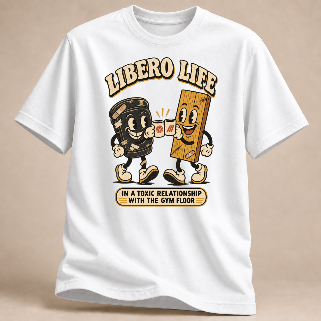 RÜCKRAUM – Libero Life T-Shirt – Weiß