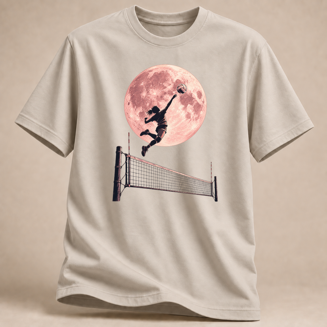 RÜCKRAUM – Moon Spike T-Shirt – Sand