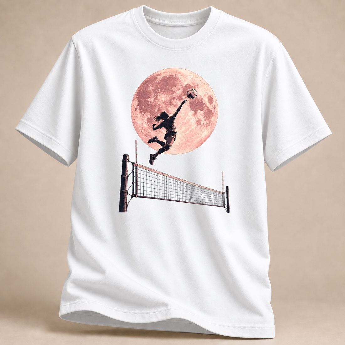 RÜCKRAUM – Moon Spike T-Shirt – Weiß