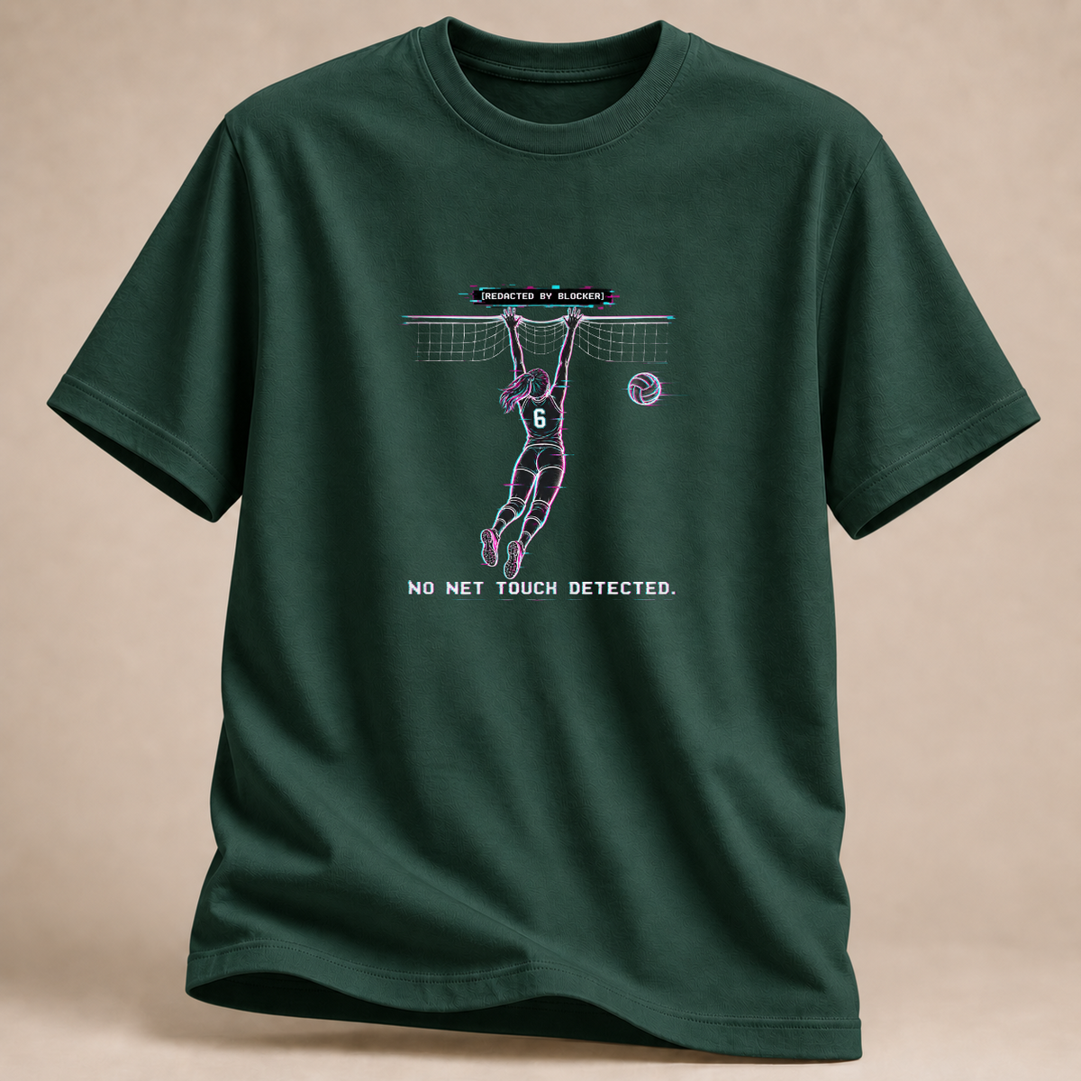RÜCKRAUM – Kein Netzfehler erkannt T-Shirt – Waldgrün