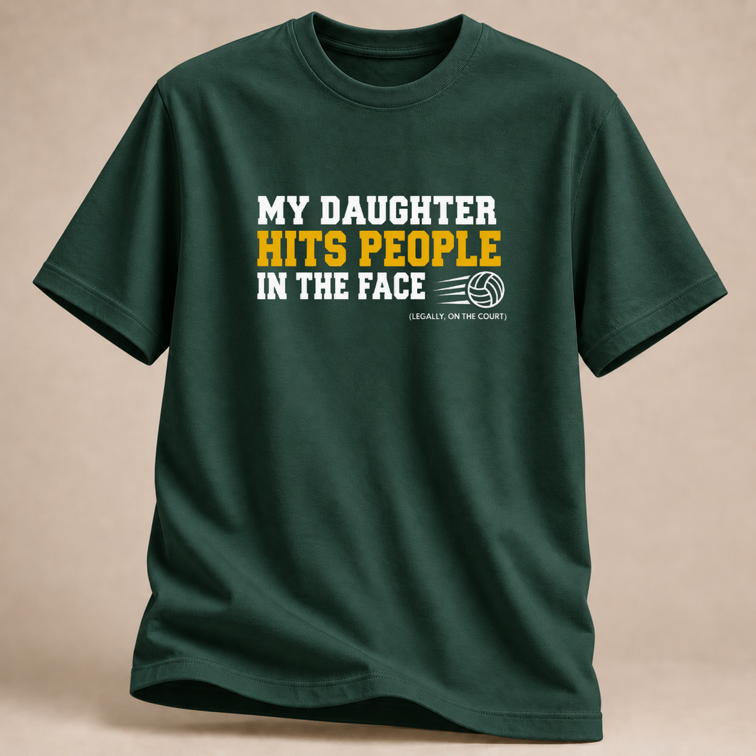 RÜCKRAUM – Meine Tochter schlägt zu T-Shirt – Waldgrün