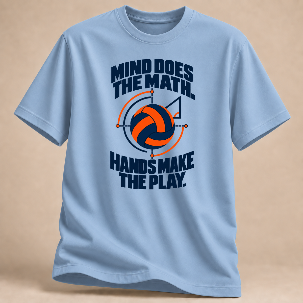 RÜCKRAUM – Mind Does The Math T-Shirt – Hellblau