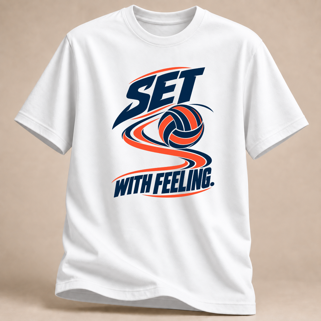 RÜCKRAUM – Set With Feeling T-Shirt – Weiß