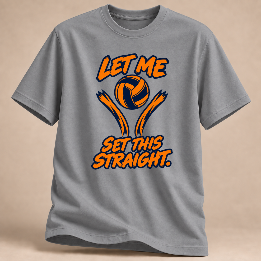 RÜCKRAUM – Let Me Set This Straight T-Shirt – Sportgrau meliert