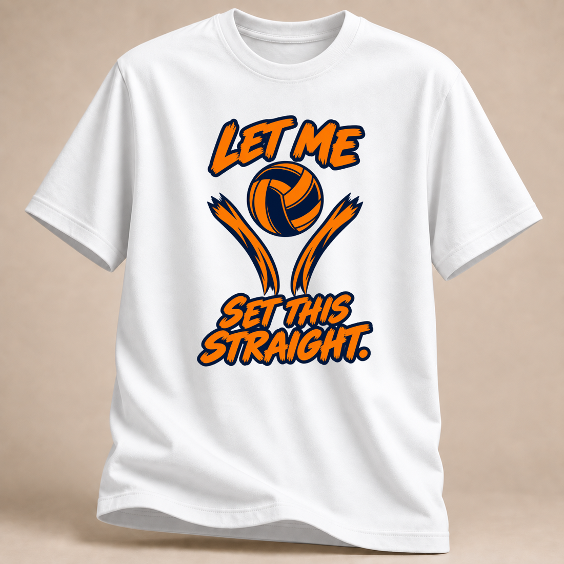 RÜCKRAUM – Let Me Set This Straight T-Shirt – Weiß