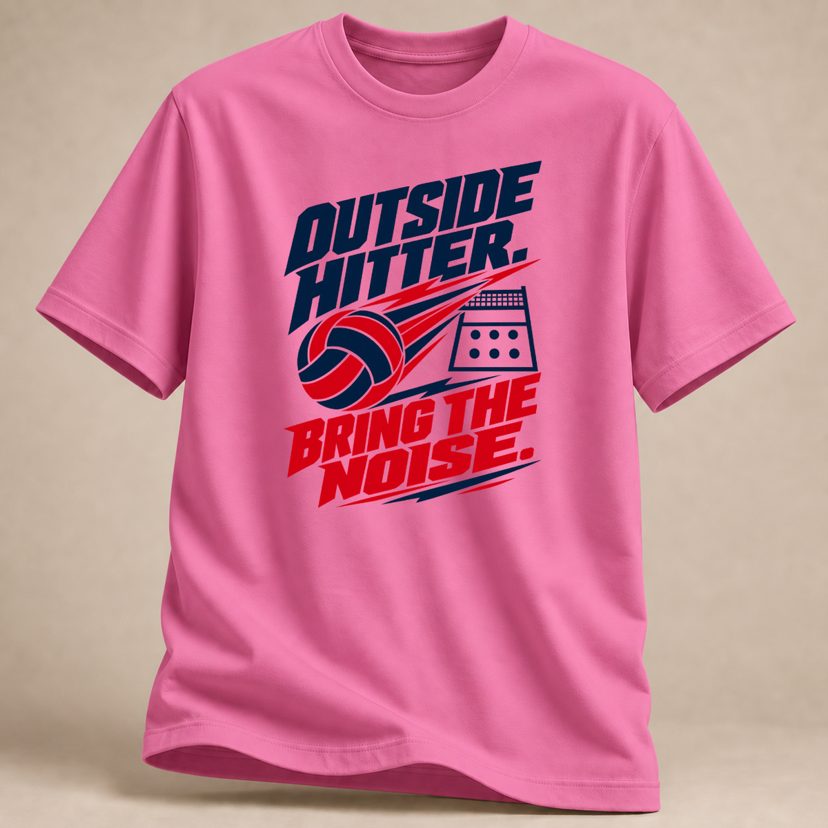 RÜCKRAUM – Outside Hitter Bring The Noise T-Shirt – Azalee