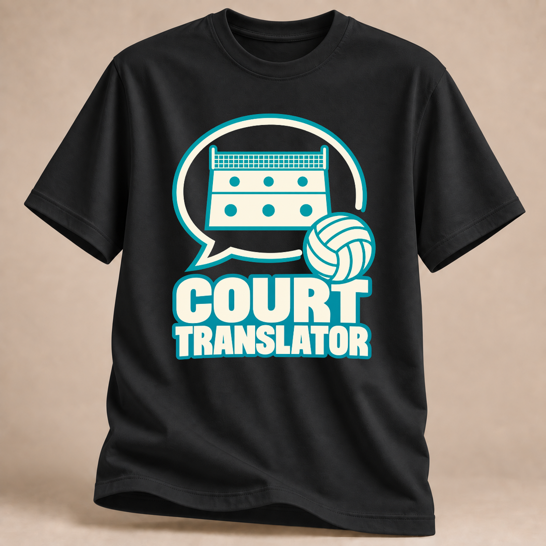 RÜCKRAUM – Court Translator T-Shirt – Schwarz