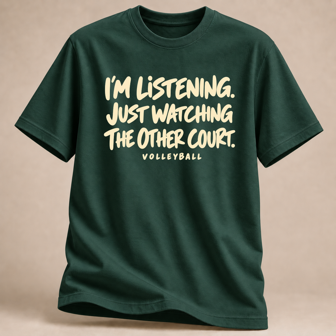 RÜCKRAUM – Watching The Other Court T-Shirt – Waldgrün