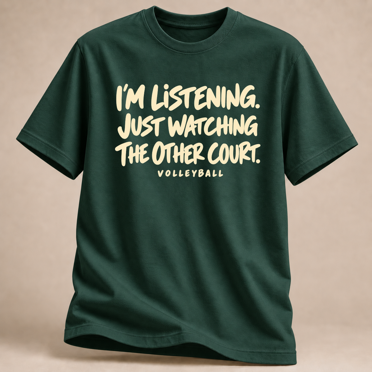 RÜCKRAUM – Watching The Other Court T-Shirt – Waldgrün