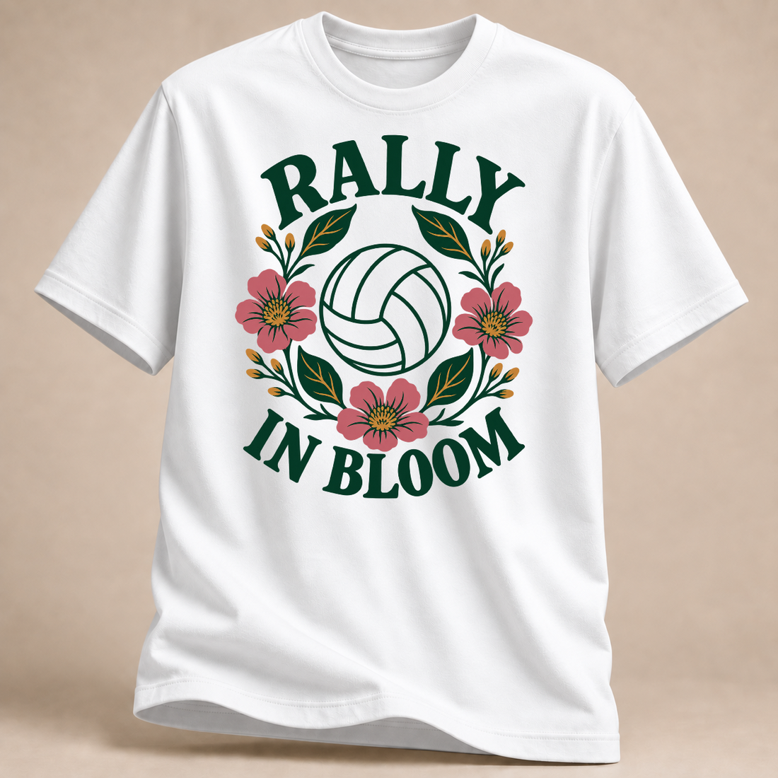 RÜCKRAUM – Rally In Bloom T-Shirt – Weiß