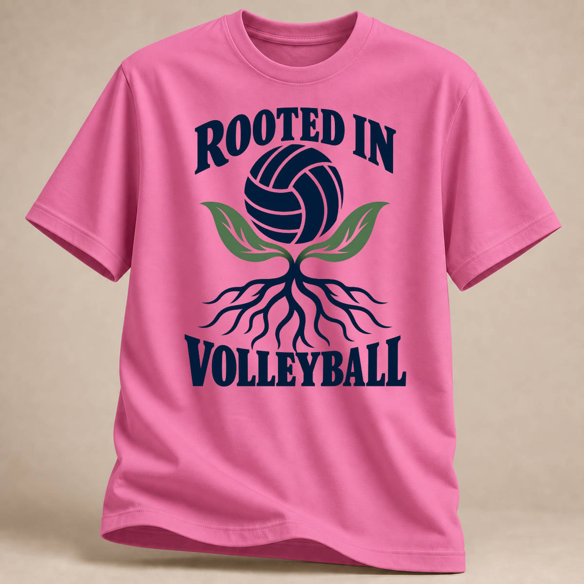 RÜCKRAUM – Rooted In Volleyball T-Shirt – Azalee