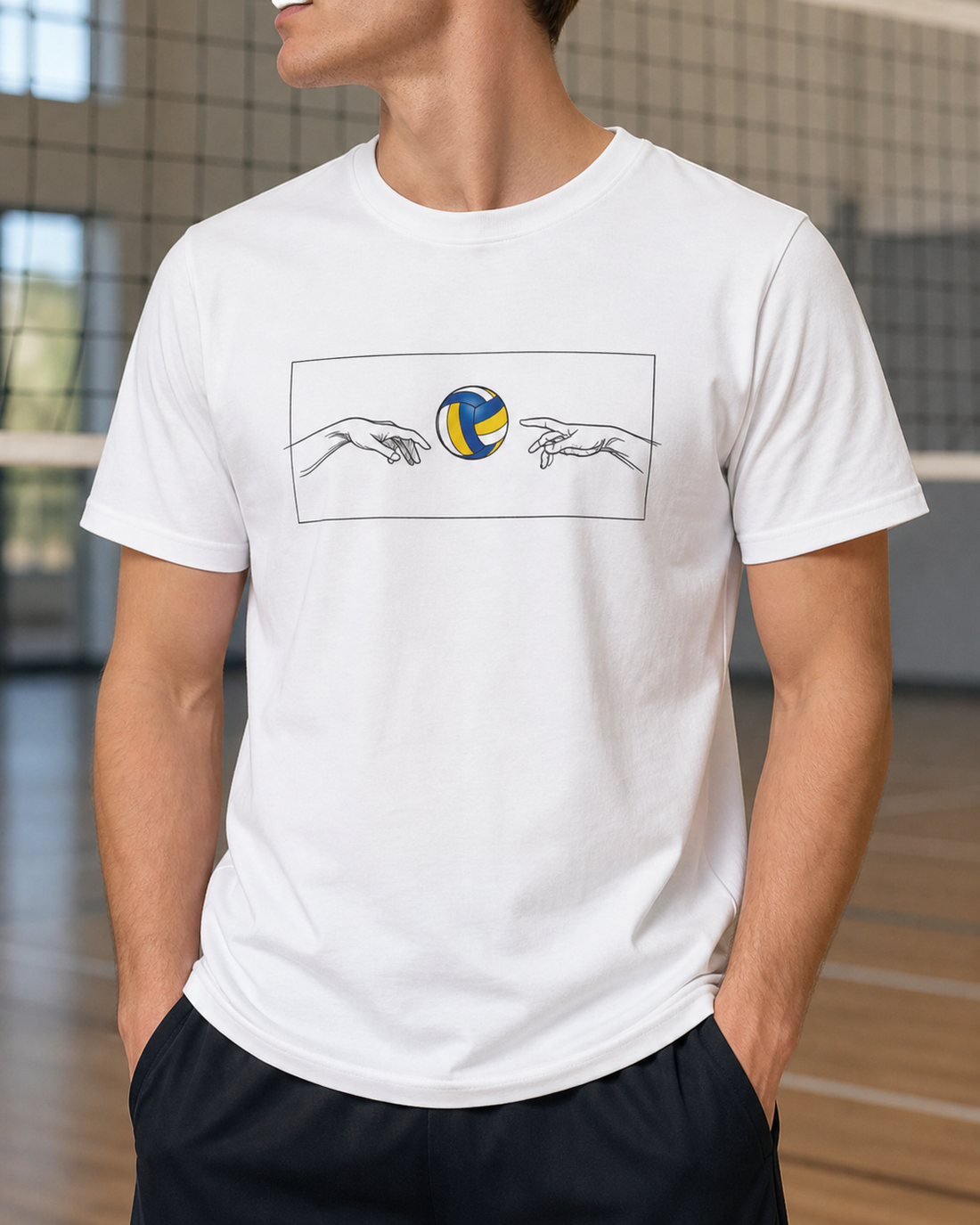 Volleyball T-Shirt „Zwischen den Händen“