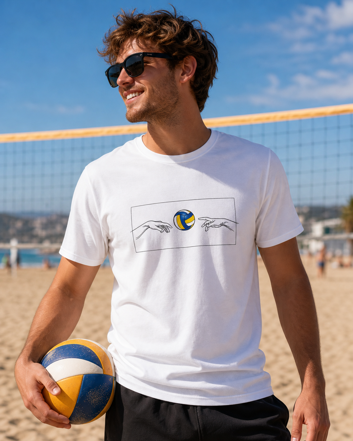 Volleyball T-Shirt „Zwischen den Händen“