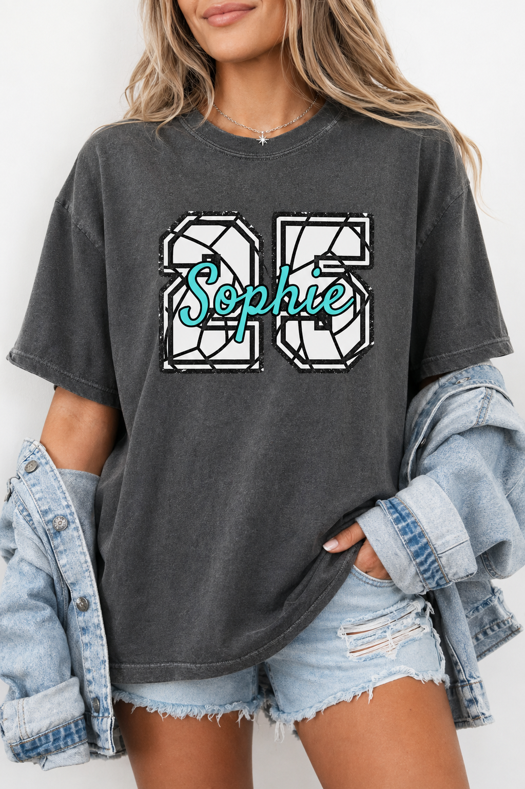 Personalisiertes Volleyball Shirt mit Name & Nummer