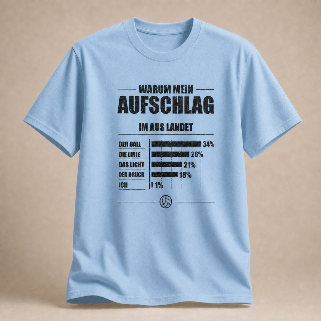 Aufschlag Volleyball T-Shirt